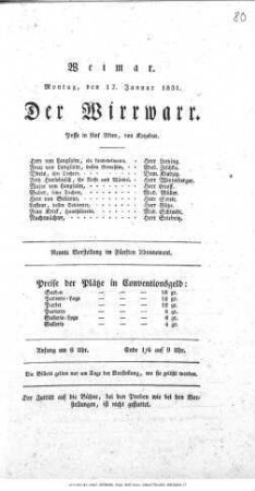 Der Wirrwarr