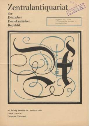 Nr. 1014: Illustrierte Bücher u. Kinderbücher