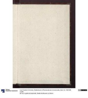 Skizzenbuch & Rückendeckel & Innenseite