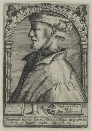 Bildnis des Henricus Cornelius Agrippa