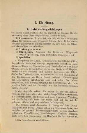 Compendium der Augenheilkunde : für Studierende und Ärzte