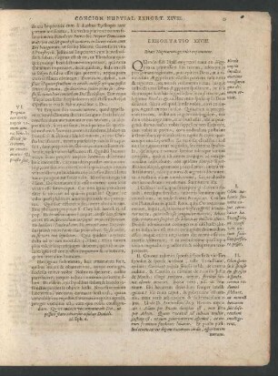 Exhortatio XXVIII.