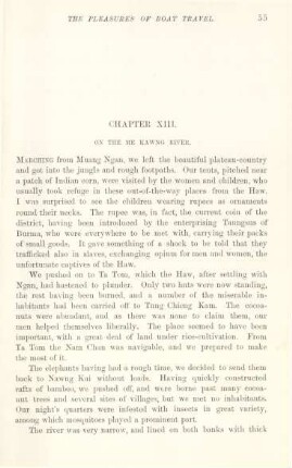 Chapter XIII. On the Me Kawng river
