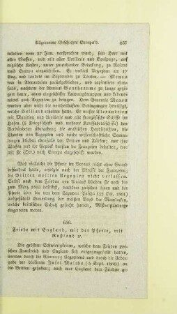 Friede mit England, mit der Pforte, mit Rußland u