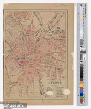 Plan von Leipzig