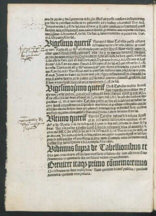 Vidimus supra de Tabellionibus et hiis que circa eorum offitia sunt necessario consideranda ...