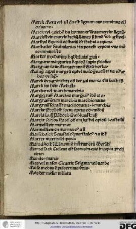 Merck vol, zeichen da by man etwas merckt, signum.