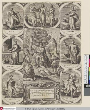 [Orpheus and the Nine Muses; Orpheus und die neun Musen]