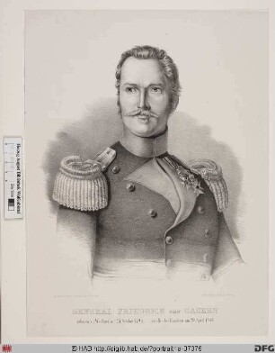 Bildnis Friedrich (Ludwig Balduin Karl Moritz) Frhr. von Gagern