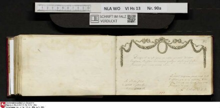 Stammbuch des Ernst Philipp Ludwig Zellmann (1763-1795) aus
                           Braunschweig