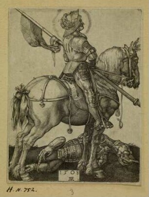 Der heilige Georg zu Pferd