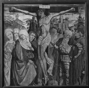 Doudeleber Altar: Kreuzigung