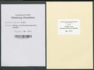 Verbesserung der Nutzung der Torfmoore im Minden-Ravensbergischen - Band 1