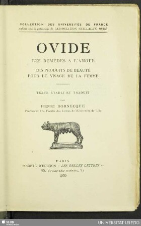Les remèdes a l'amour