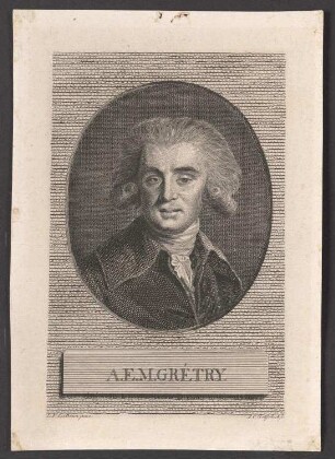 Porträt André-Ernest-Modeste Grétry (1741-1813)