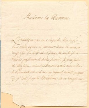Ramdohr, Friedrich Wilhelm Basilius (1757-1822) Autographen: Brief von Friedrich Wilhelm Basilius von Ramdohr an Elisabeth von Lenthe - BSB Autogr. Ramdohr, Friedrich Wilhelm Basilius von