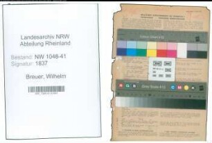 Entnazifizierung Wilhelm Breuer , geb. 15.10.1922 (Schweisser)