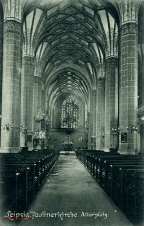 Leipzig: Paulinerkirche ; Altarplatz