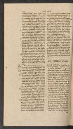 Consilium XXVII.