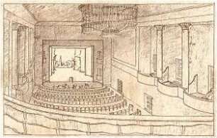 Fischer, Theodor; Mannheim; Kammerspiele - Innenraum (Perspektive)