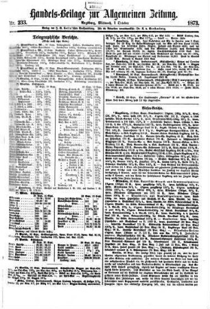 Allgemeine Zeitung. Handelsbeilage. 1873,10/12