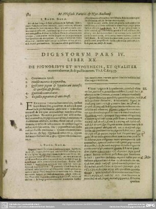Digestorum Pars IV.