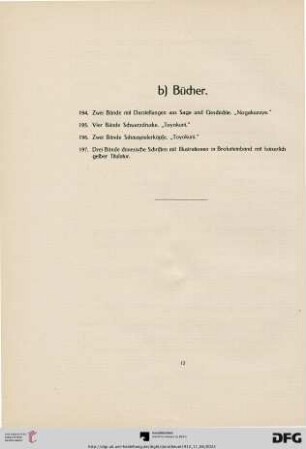 Bücher (Nr. 194-197)
