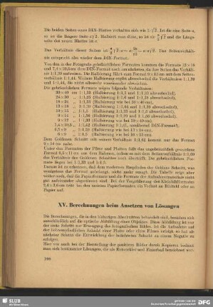 XV. Berechnungen beim Ansetzen von Lösungen