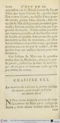 Chapitre XXX