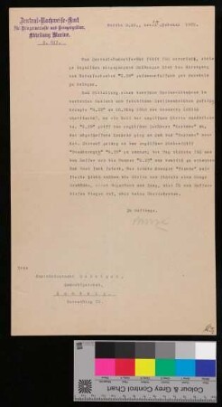 Mitteilung über des Hergang des Unterganges von U 29