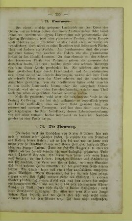 73. Die Theurung