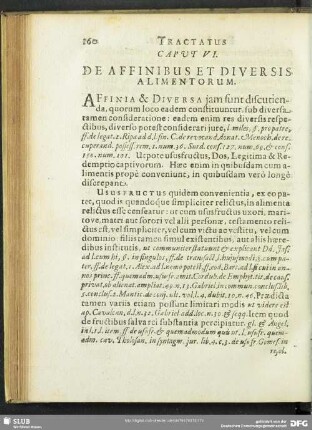 Caput VI. De Affinibus Et Diversis Alimentorum