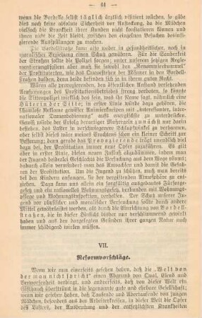 VII. Reformvorschläge