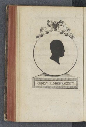 Christ. Ludew. Heinrich Hölty.