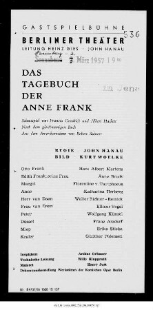 Das Tagebuch der Anne Frank
