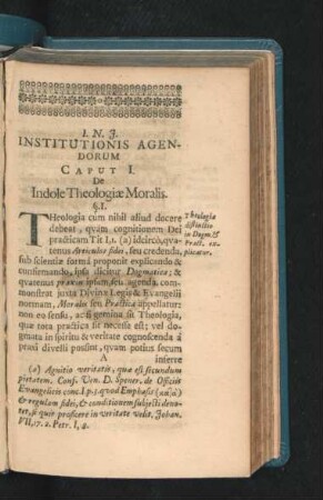 Institutionis Agendorum.