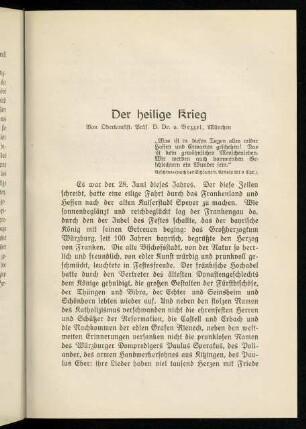 61-79, Der heilige Krieg