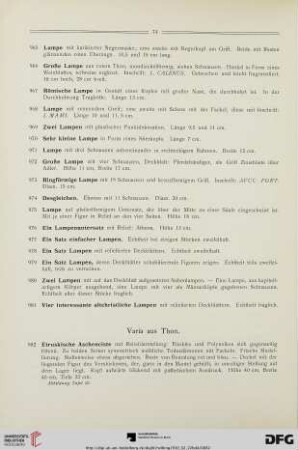 Varia aus Thon (Nr. 982-985)