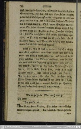 Neunzehnte Vermahnung