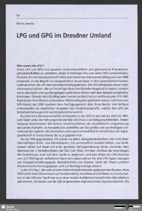 LPG und GPG im Dresdner Umland