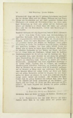 II. Babylonier und Assyrer