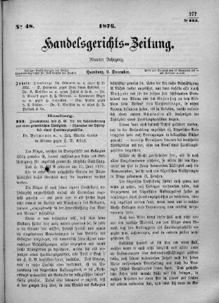 No. 48. 2. Dezember 1876