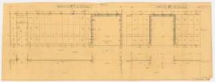 Reichsluftfahrtministerium, Berlin: Wandgestaltung Q4R: Grundriss, Ansicht 1:20