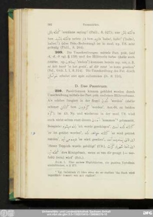 D. Das Passivum.