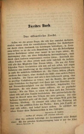 Naturrecht oder Rechts-Philosophie als die praktische Philosophie enthaltend Rechts-, Sitten- und Gesellschaftslehre, Zweiter Band. Des Vernunftsrechts zweiter Theil, enthaltend das öffentliche Recht und die allgemeine Rechtsgeschichte