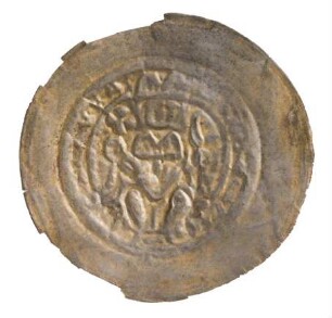 Münze, Pfennig, Brakteat, 1218 - 1244