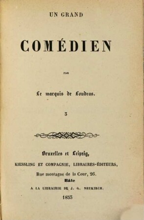 Un grand comédien, 3