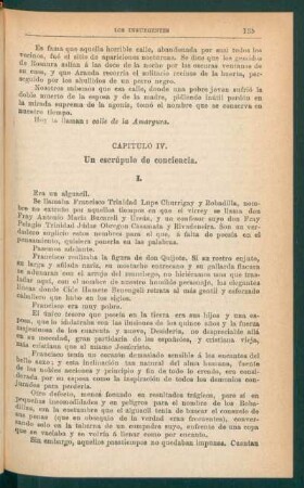 Capítulo IV. - Un escrúpulo de conciencia.