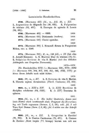 1664 - 1909