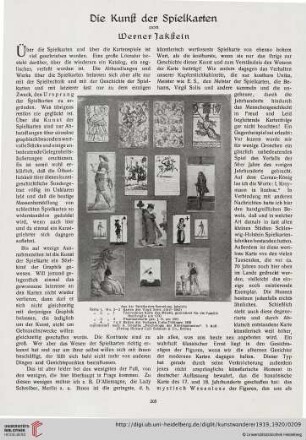 1: Die Kunst der Spielkarten